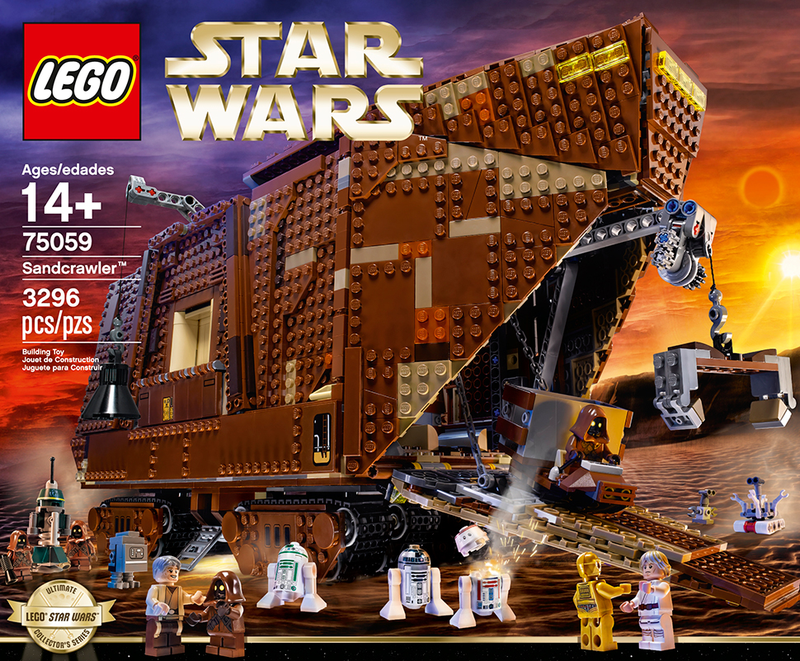 Illustration for article titled This is the 3,296-piece Lego Star Wars Sandcrawler you were looking for